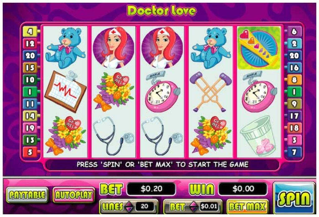 Doctor Love - Symbols and Bonus features.